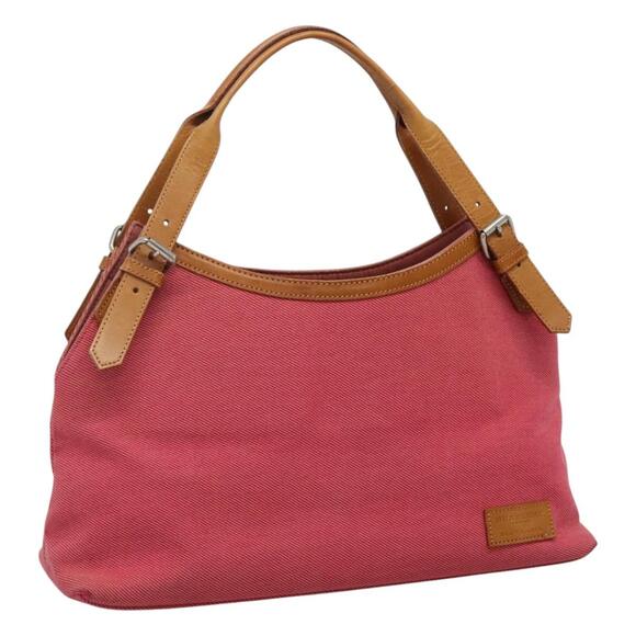 Burberry Blue Label Hand Bag Canvas Pink - Picture 1 of 16